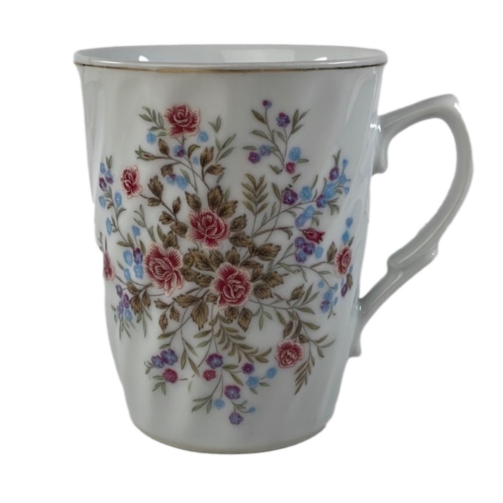 Vintage Mug Lady Gourmet Collection Floral Design